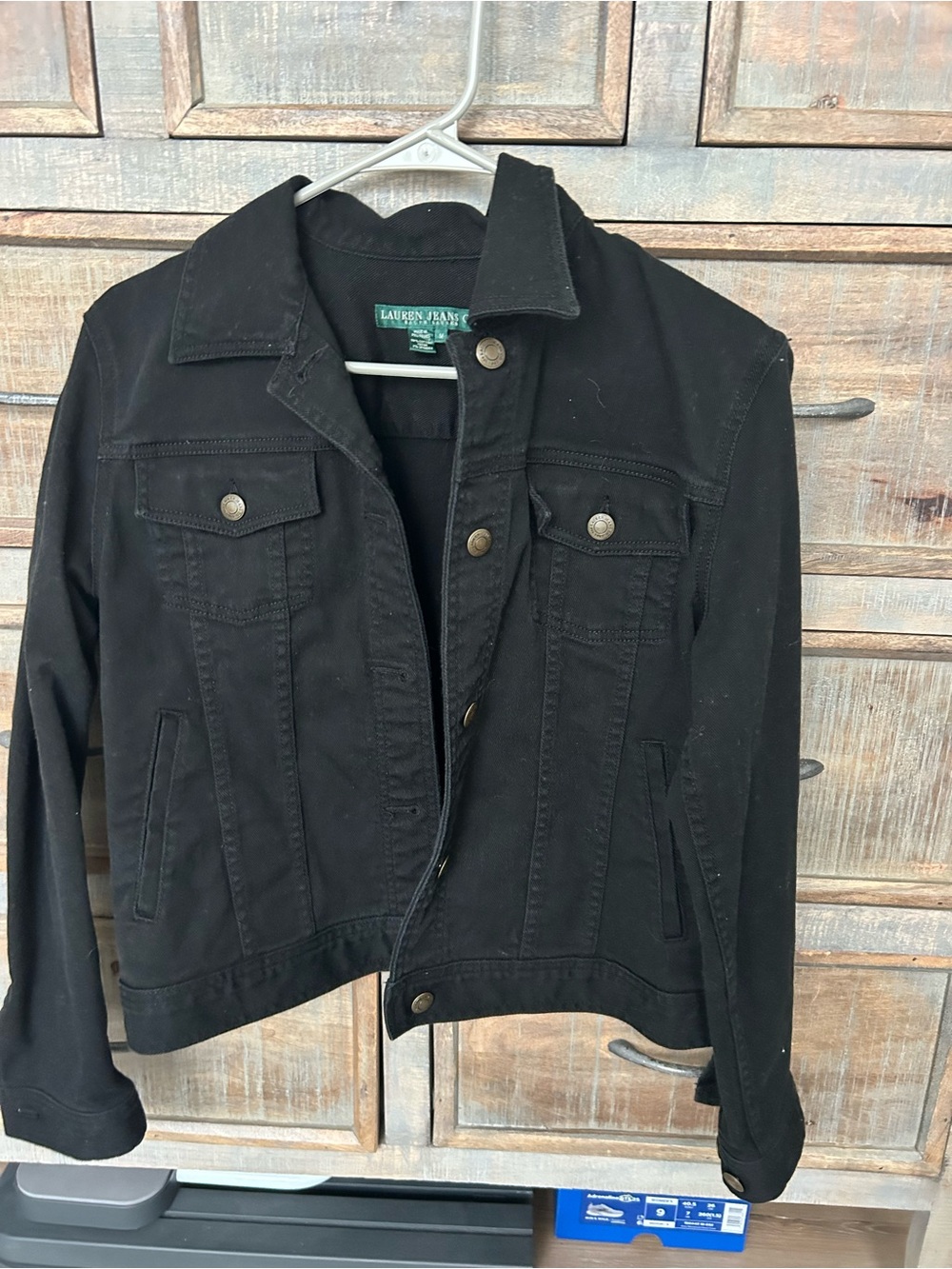 Lauren James Black Jean Jacket
